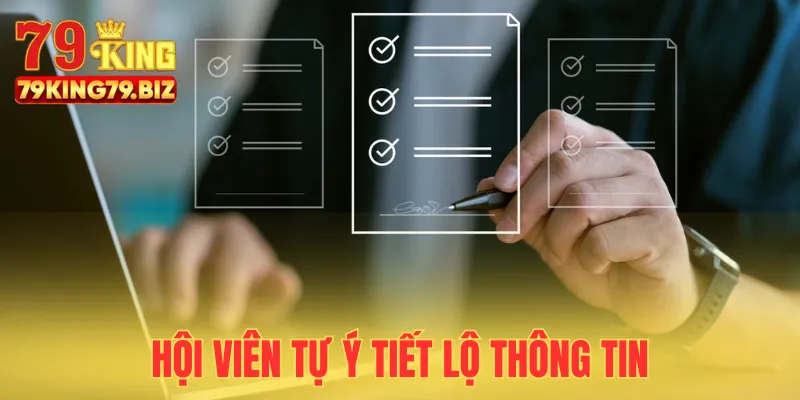 Thành viên chia sẻ thông tin cho bên thứ 3
